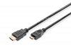 Digitus Kabel połączeniowy HDMI HighSpeed 1080p 60Hz FHD Typ HDMI A/HDMI C M/M 3m Czarny